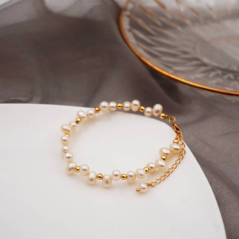 FRANCIE Pearl Necklace and Bracelet  (Purchase Individually) - Zafari Studio Jewelry
